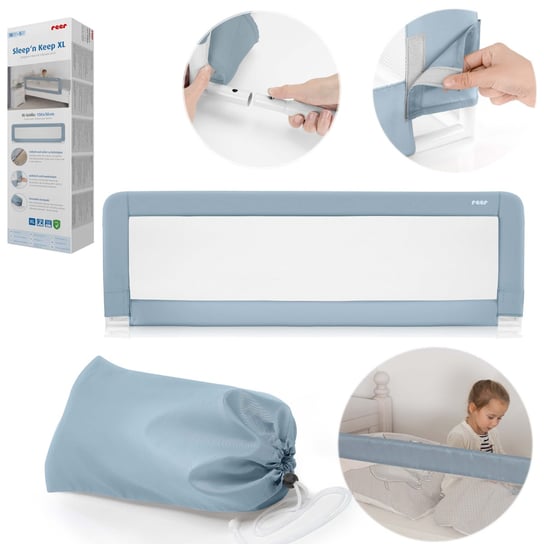 Barierka XL ochronna do łóżka dzieci 150x50cm REER Reer