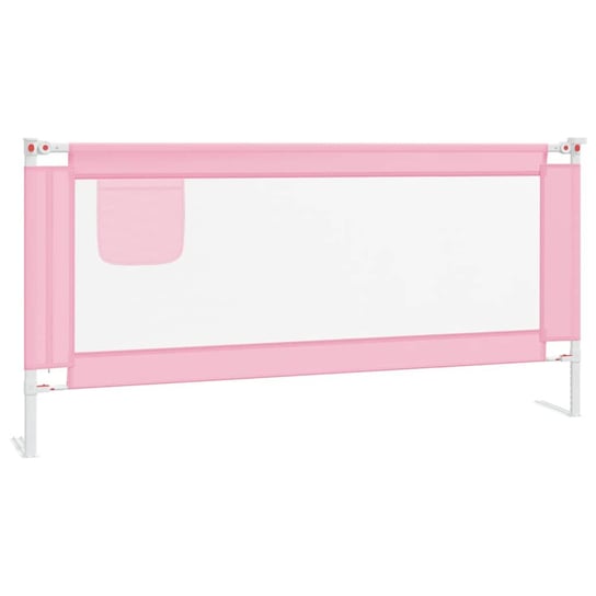 Barierka zabezpieczająca do łóżka, różowa, 190x25 Inna marka