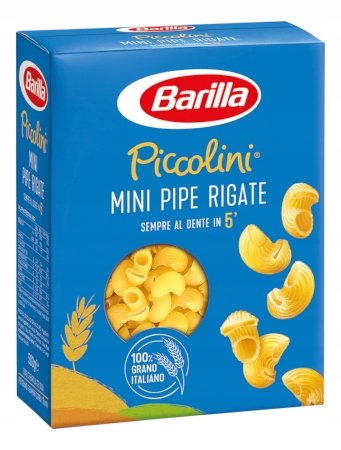 BARILLA Piccolini Mini Pipe Rigate makaron 500 g Barilla