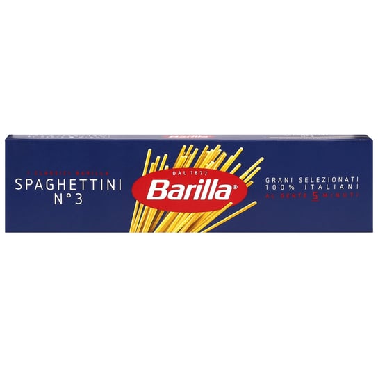 BARILLA Spaghettini - Włoski makaron spaghetti 500g 1 paczka Barilla