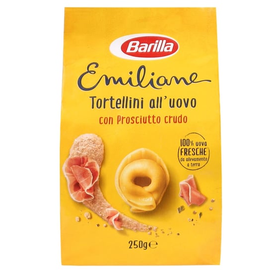 BARILLA Tortellini jajeczne z prosciutto crudo 250g 1 paczka Barilla