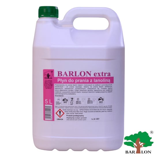 Barlon EXTRA profesjonalny żel do prania z lanoliną 5 L Inny producent