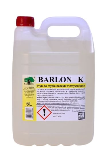 BARLON K płyn do mycia naczyń w zmywarkach 5l Inny producent