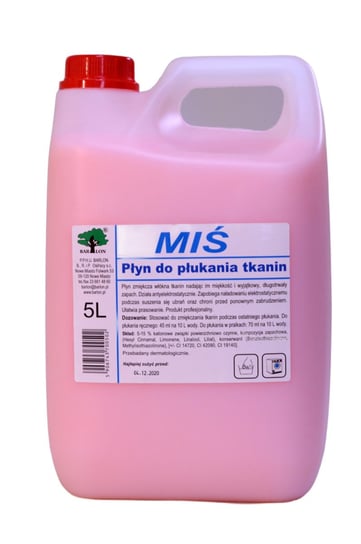 Barlon Miś Profesjonalny Płyn Do Płukania Tkanin 5L Różowy Inny producent