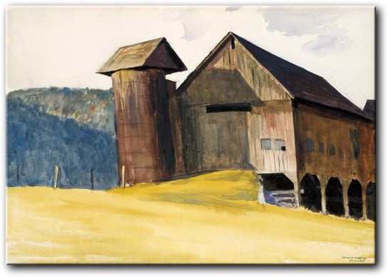 Barn and Silo, Vermont, 1927 Edward Hopper - PR03445 PRINTORAMA