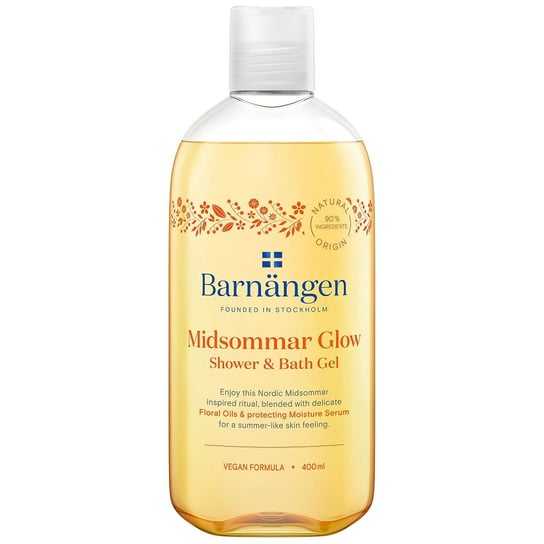 Barnangen, Midsommar Glow, nawilżający żel do kąpieli i pod prysznic, 400 ml Barnangen