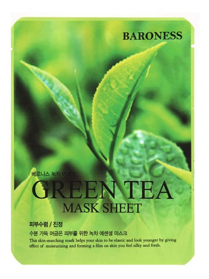 Baroness oczyszczająco-odświeżająca maska z ekstraktem zielonej herbaty 21g Baroness