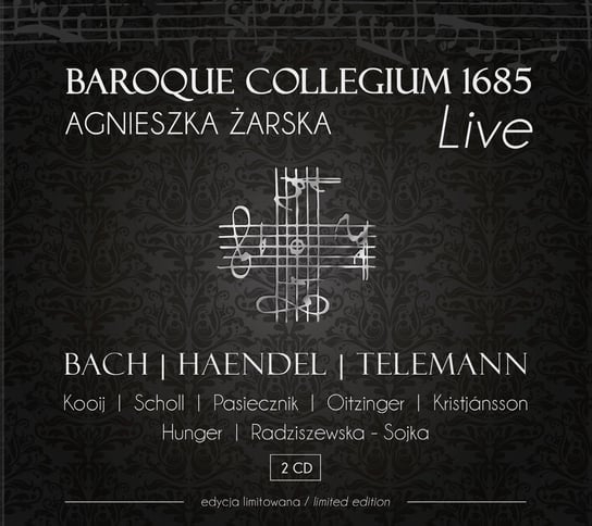 Baroque Collegium 1685 Live Kooij Peter, Scholl Andreas, Pasiecznik Olga, Kristjansson Benedikt, Hunger Tobias, Radziszewska-Sojka Joanna