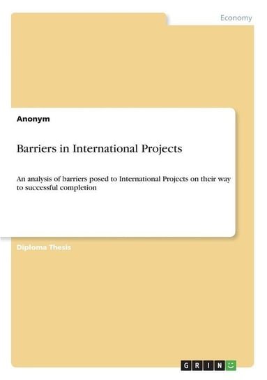 Barriers in International Projects Anonym