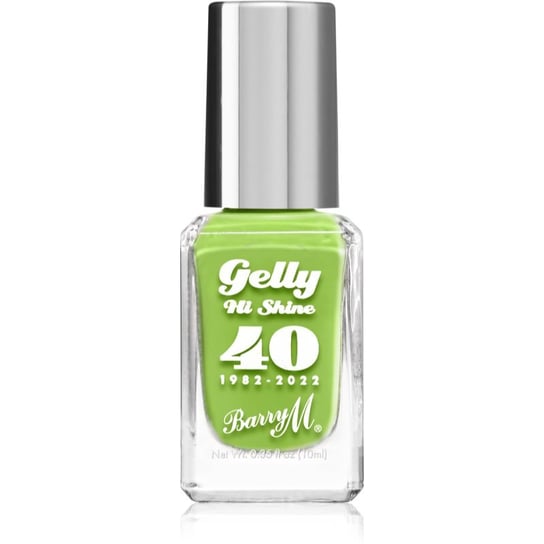 Barry M Gelly Hi Shine "40" 1982 - 2022 lakier do paznokci odcień Fizzy Apple 10 ml Barry M