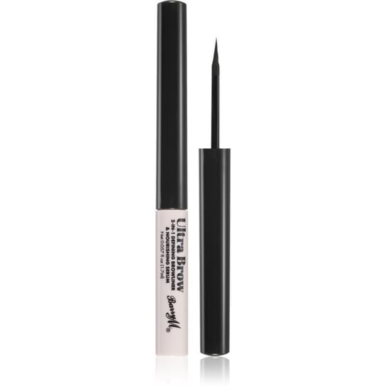 Barry M, Ultra Brow 2-in-1 farbka do brwi Black 1,7 ml Barry M