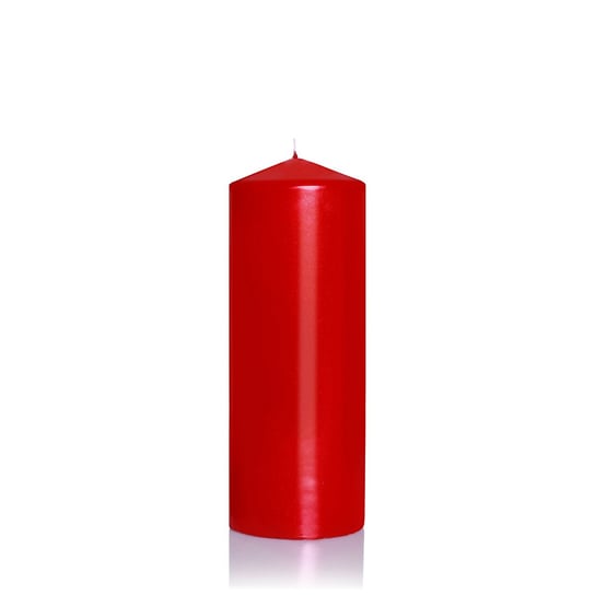 Bartek Candles Świeca Słupek 8 X 20 cm Czerwona Inny producent