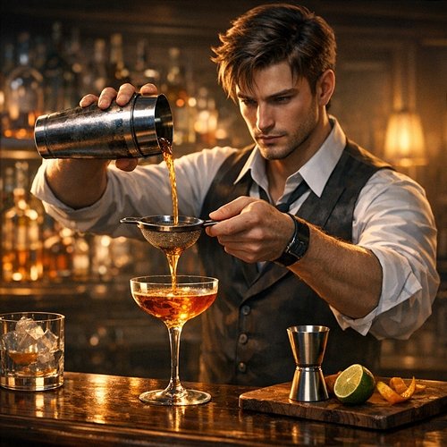 Bartender Oliver Van Krol