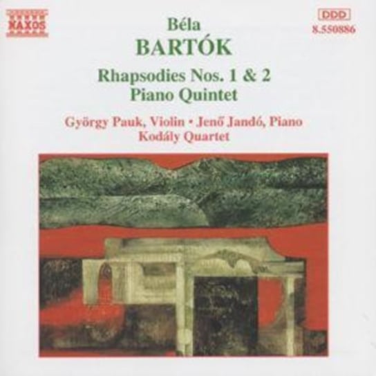 Bartók: Rhapsodies Nos. 1 & 2; Piano Quintet Pauk Gyorgy