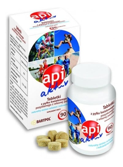 Bartpol, suplement diety Api aktive, 90 tabletek Bartpol