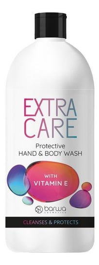 Barwa Extra Care Mydło w płynie do rąk i ciała ochronne - z witaminą E 500ml Barwa