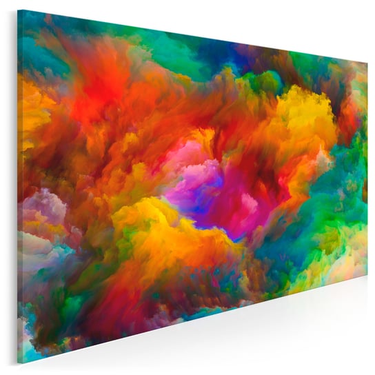 Barwna salwa - nowoczesny obraz na płótnie - 120x80 cm VAKU-DSGN Nowoczesne obrazy