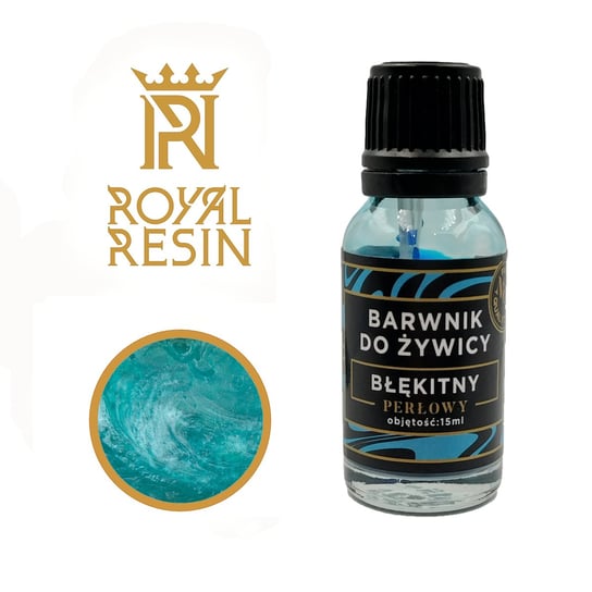 Barwnik do żywicy Perłowy BŁĘKITNY 15ml / Royal Resin Inna marka