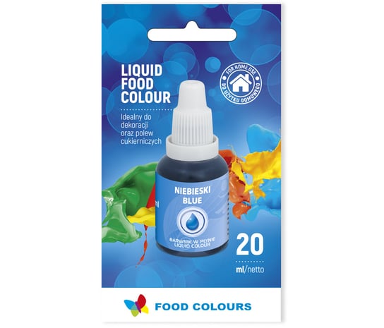 Barwnik Spożywczy W Płynie - Niebieski - 20 ml Food Colours