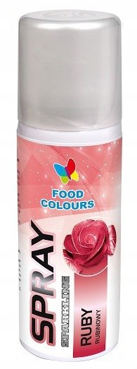 Barwnik Spożywczy W Sprayu - Rubinowy - 50 Ml Food Colours