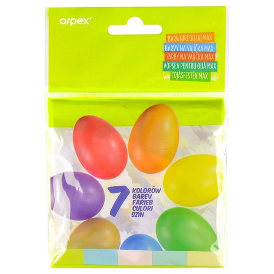 Barwniki spożywcze do malowania jajek pisanki Zestaw Świąteczny 7 kolorów Inna marka