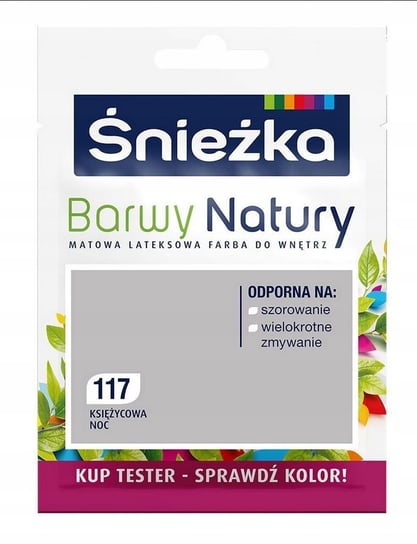 BARWY NATURY KSIĘŻYCOWA NOC 117 25ML TESTER Śnieżka