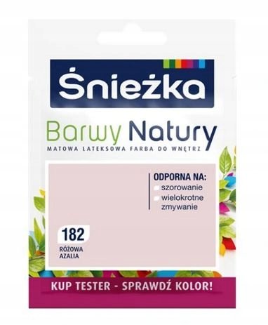 BARWY NATURY RÓŻOWA AZALIA 182 25ML TESTER Śnieżka