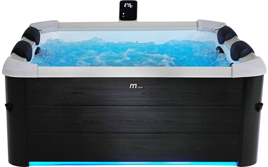 Basen z hydromasażem mSpa Oslo 6 osobowe SPA panelowe ogrodowe 850l LED Wi-Fi MSpa