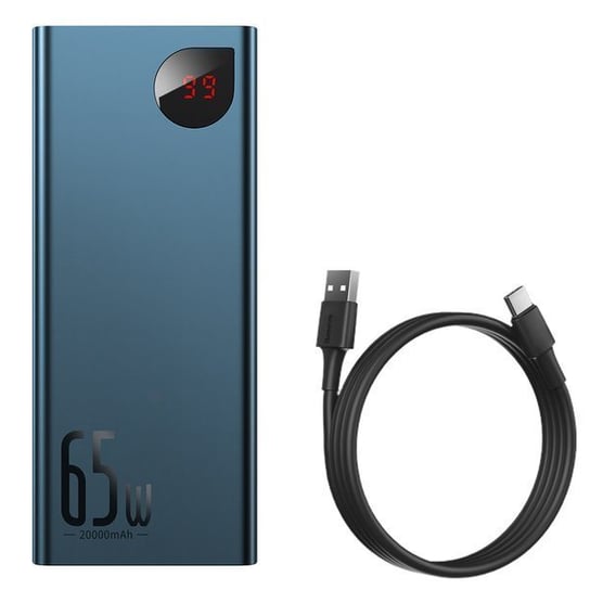 Baseus Adaman 65W Power Bank USB USB-C 65W Quick Charge 4.0 Power Delivery 20W Huawei SCP 5A Baseus