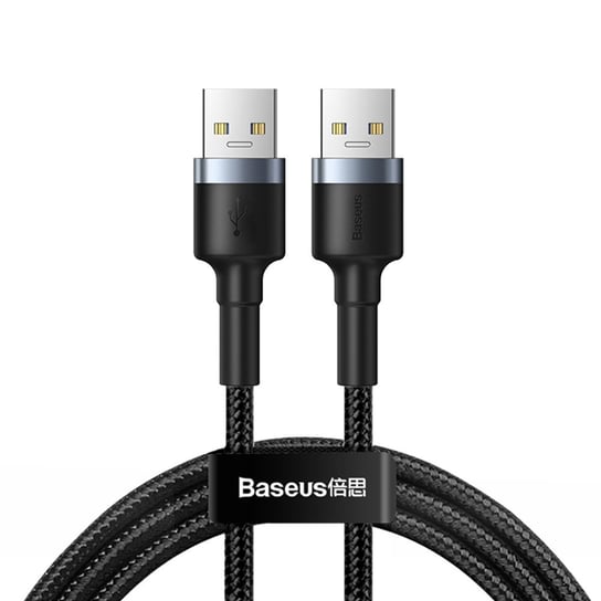 Baseus Cafule wytrzymały nylonowy kabel przewód USB 3.0 (męski) / USB 3.0 (męski) 2 A 1 m szary (CADKLF-C0G) - Szary \ USB Typ A (męski) Baseus