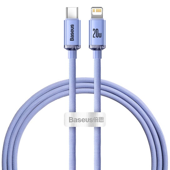 Baseus Crystal Shine Kabel USB-C - Lightning do Apple iPhone iPad AirPods PD 20W 1.2M Baseus