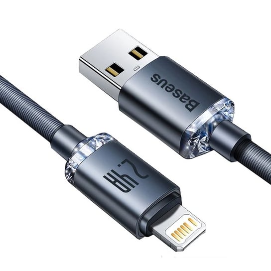 Baseus Crystal Shine Kabel USB - Lightning do Apple iPhone iPad AirPods 2m 2.4A Baseus