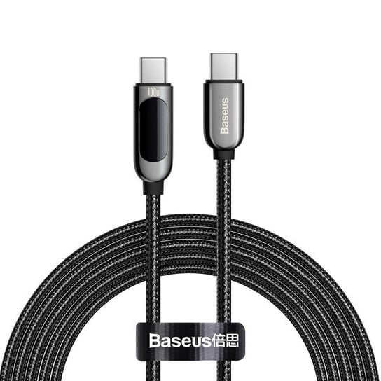 Baseus Display Fast Charging | Kabel Type-C USB-C 5A 100W z wyświetlaczem Power Delivery Quick Charge 4.0 2m Baseus