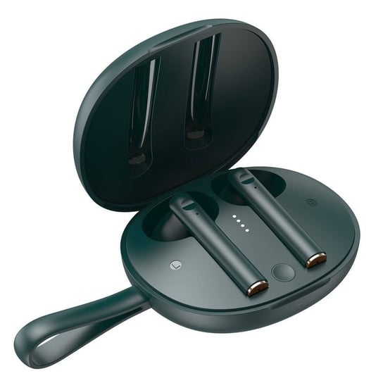 Baseus Encok W05 bezprzewodowe słuchawki TWS Bluetooth 5.0 (True Wireless Stereo) zielony (NGW05-06) Baseus