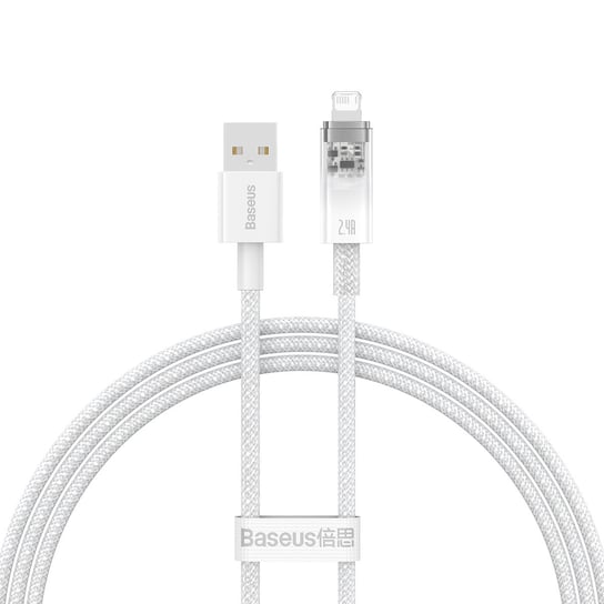 Baseus Explorer Series kabel przewód USB – Lightning 2,4A 1 m biały Baseus