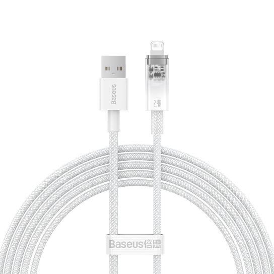 Baseus Explorer Series kabel przewód USB – Lightning 2,4A 2 m biały Baseus