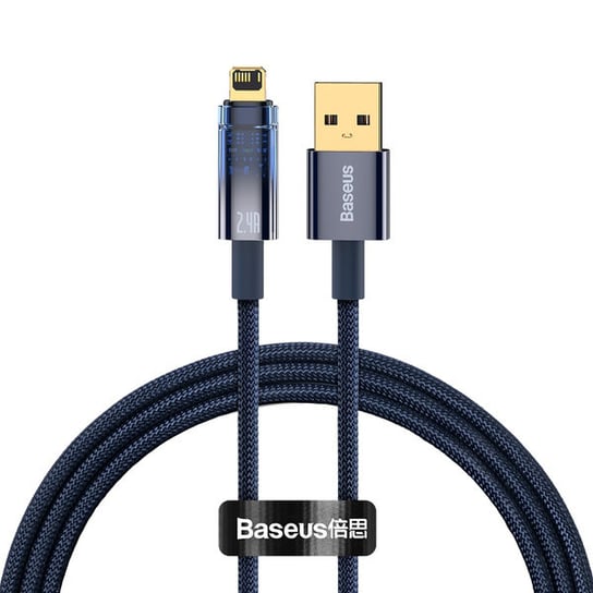 Baseus Explorer Series Kabel Usb Lightning Do Iphone 5 6 7 8 X Ipad 2.4A 1M Baseus