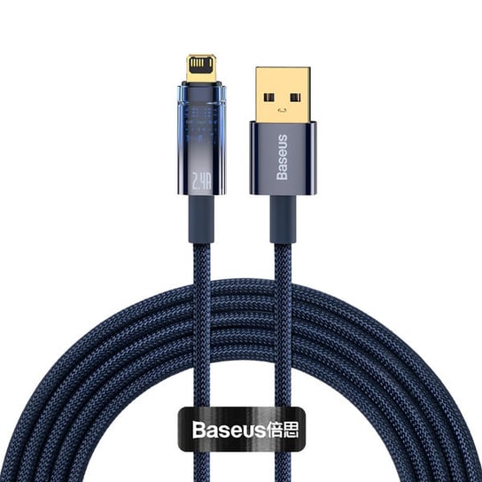 Baseus Explorer Series Kabel Usb Lightning Do Iphone 5 6 7 8 X Ipad 2.4A 2M Baseus