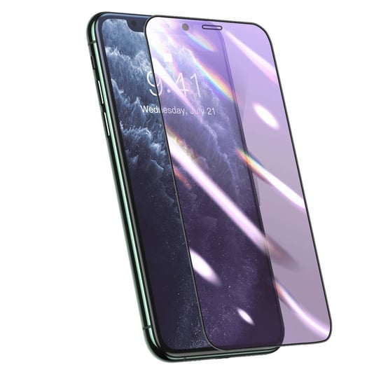 Baseus folia ochronna 3D na cały ekran 0,25 mm filtr Anti-blue Light do iPhone 11 Pro / iPhone XS / iPhone X czarny (SGAPIPH58S-HB01) - iPhone 11 Pro || iPhone X || iPhone XS Baseus