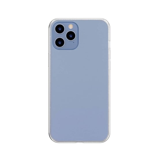 Baseus Frosted Glass Case Sztywne etui z elastyczną ramką iPhone 12 Pro Max Biały (WIAPIPH67N-WS02) Baseus