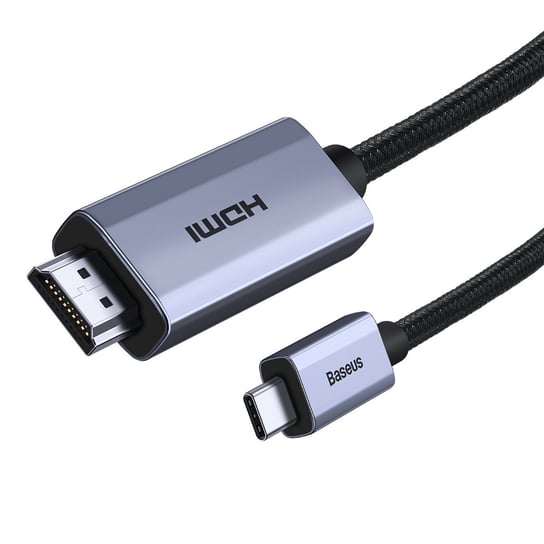 Baseus High Definition Series Kabel Adapter Usb Typ C - Hdmi 2.0 4K 60Hz 2M Czarny (Wkgq010101) Baseus