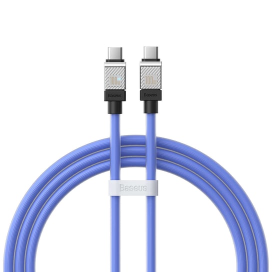 Baseus kabel CoolPlay USB-C - USB-C 1m 100W niebieski Baseus