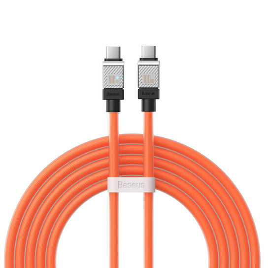 Baseus kabel CoolPlay USB-C - USB-C 2m 100W pomarańczowy Baseus