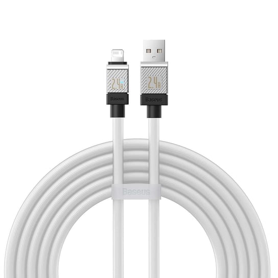 Baseus kabel CoolPlay USB - Lightning 2m 2,4A biały Baseus