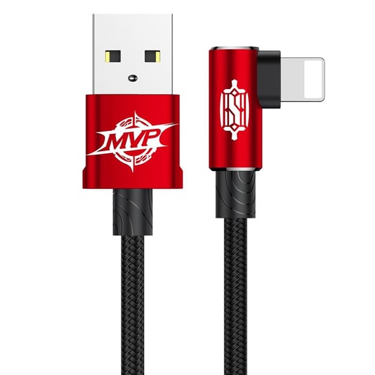 Baseus, Kabel MVP Elbow USB - Lightning 1,0 m 2A, czerwony Baseus
