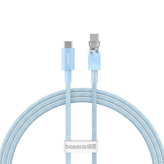 BASEUS kabel Typ C do Typ C Explorer Power Delivery 100W 1m niebieski P10319703311-00 / CB000043 Partner Tele