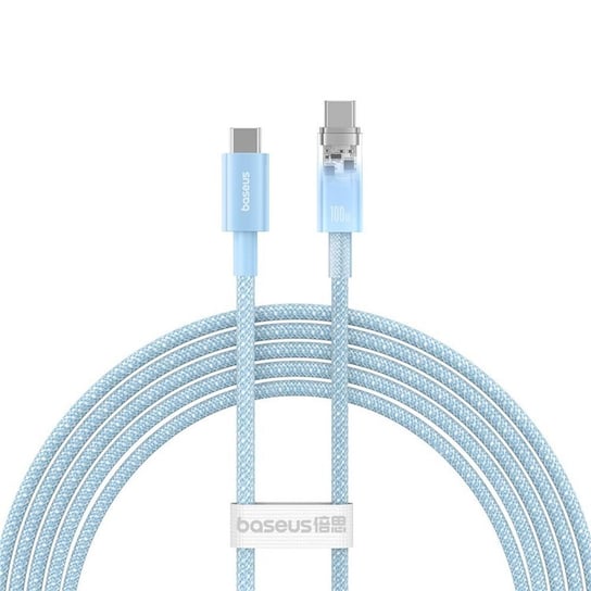 BASEUS kabel Typ C do Typ C Explorer Power Delivery 100W 2m niebieski P10319703311-01 / CB000043 Partner Tele