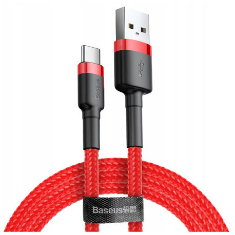 Baseus kabel USB Typ-C QUICK CHARGE 3.0 - Czerwony EtuiStudio