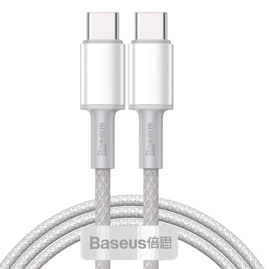 Baseus kabel USB Typ C - USB Typ C szybkie ładowanie Power Delivery Quick Charge 100 W 5 A 1 m biały (CATGD-02) Baseus