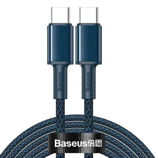 Baseus kabel USB Typ C - USB Typ C szybkie ładowanie Power Delivery Quick Charge 100 W 5 A 2 m niebieski (CATGD-A03) Baseus